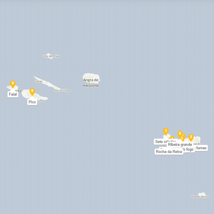 carte Açores