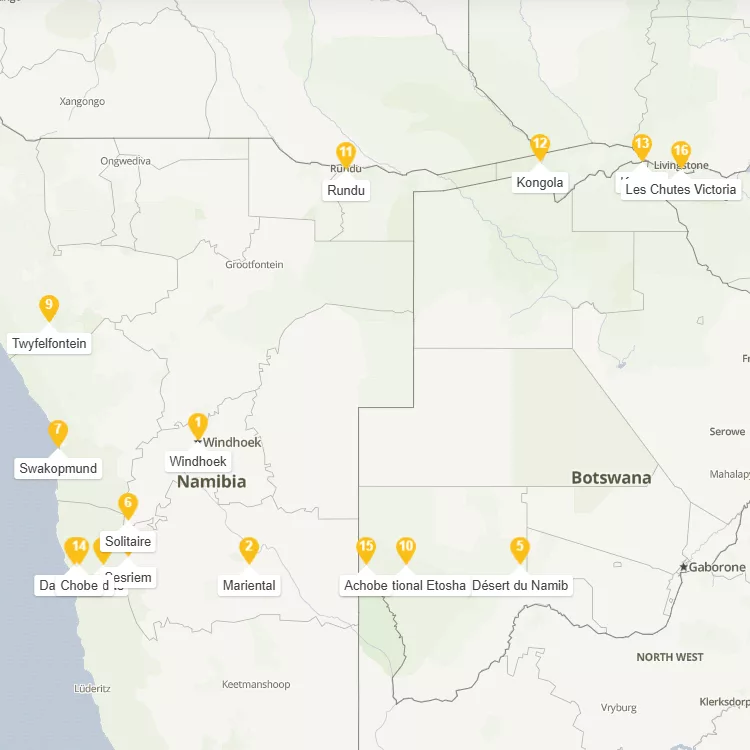 carte Namibi